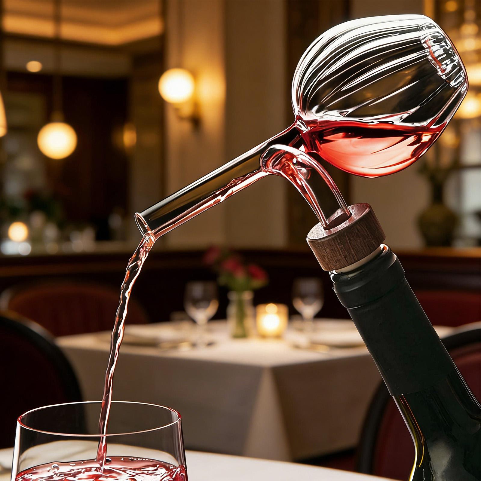 현대적인 투명 레드 디캔터, 빠른 주입 에어레이터 와인 - Wine Aerator Pour 리뷰 및 가격