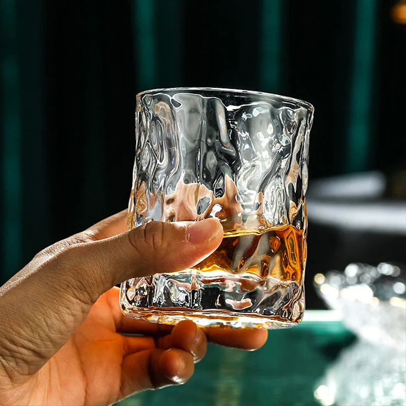 두꺼운 일본식 해머 크리스탈 위스키 잔, 올드 패션드  - Whisky Beer And Wine 리뷰 및 가격